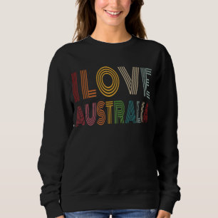 Australia Day - I Love Australia Sweatshirt