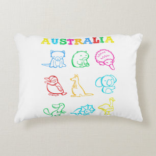 Australia Day Toddler Shirt Funny Animals Australi Decorative Cushion