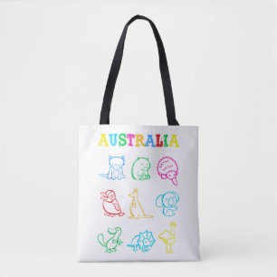 Australia Day Toddler Shirt Funny Animals Australi Tote Bag