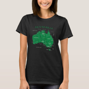 AUSTRALIA DETAILED MAP T-Shirt
