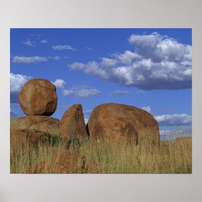 Australia, Devil's Marbles. Spherical sandstone Poster (Front)