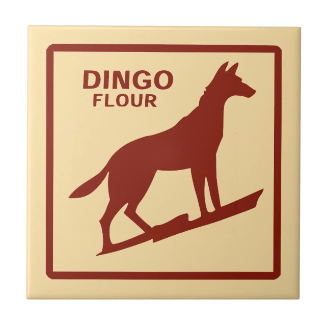 Australia - Dingo Flour Tile (Front)