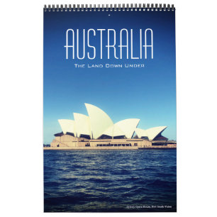 australia down under 2025 (with locations) calendar