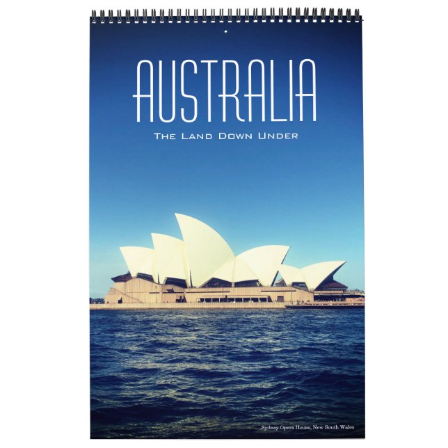 australia down under 2027 (with locations) calendar (Cover)
