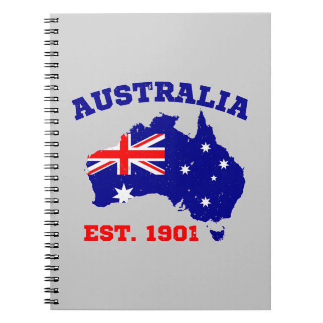 Australia Established 1901 Notebook (Front)