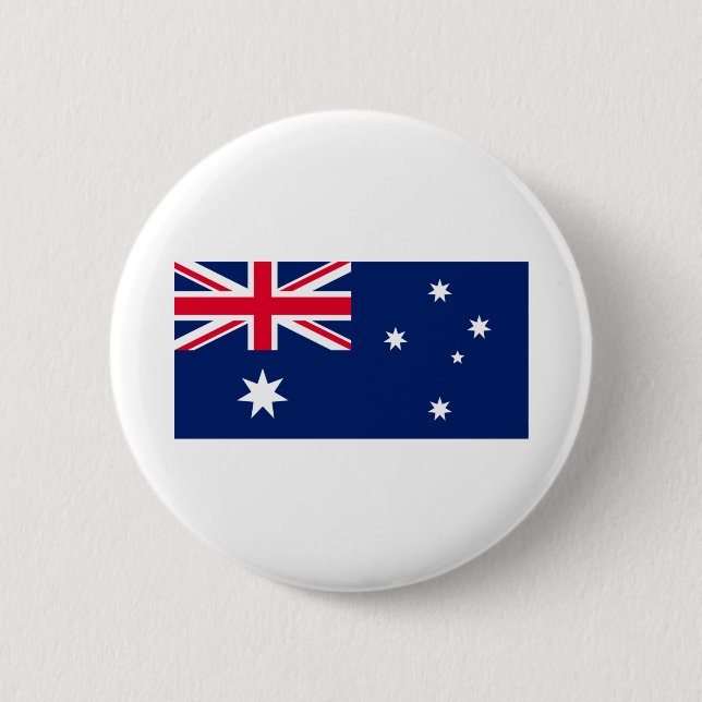 Australia Flag 6 Cm Round Badge (Front)