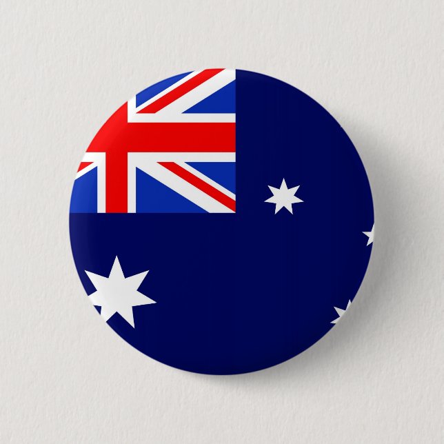 Australia Flag 6 Cm Round Badge (Front)