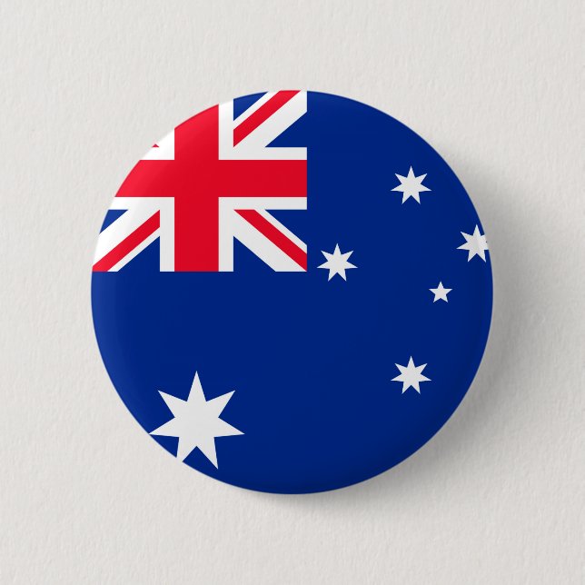 Australia Flag 6 Cm Round Badge (Front)