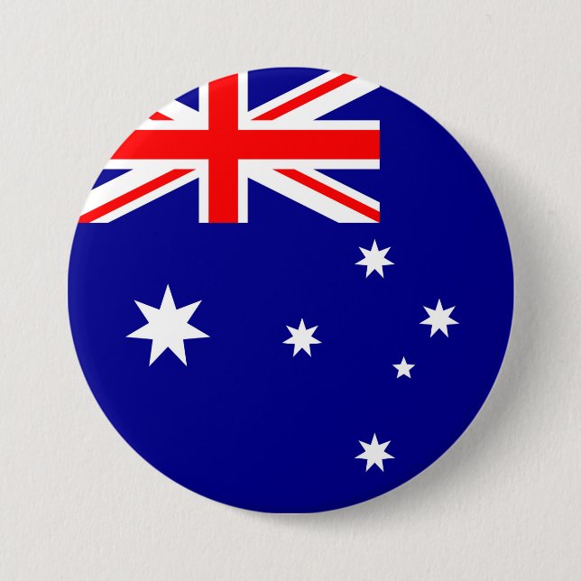 Australia Flag 7.5 Cm Round Badge (Front)