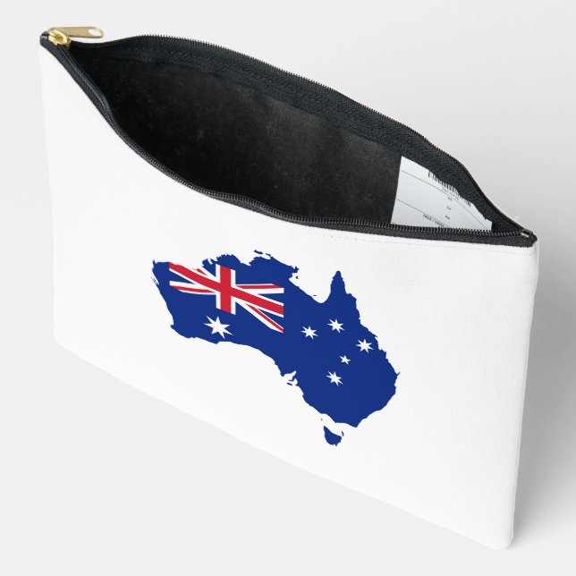 Australia flag accessory pouch (Open)