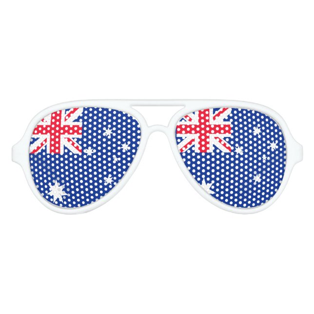 Australia Flag Aviator Sunglasses (Front)