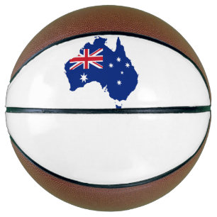 Australia flag basketball