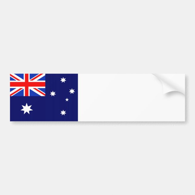 Australia Flag Bumper Sticker (Front)