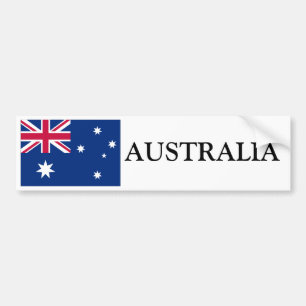 Australia Flag Bumper Sticker