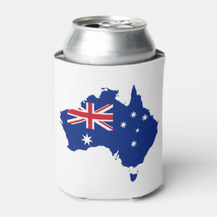 Australia flag can cooler