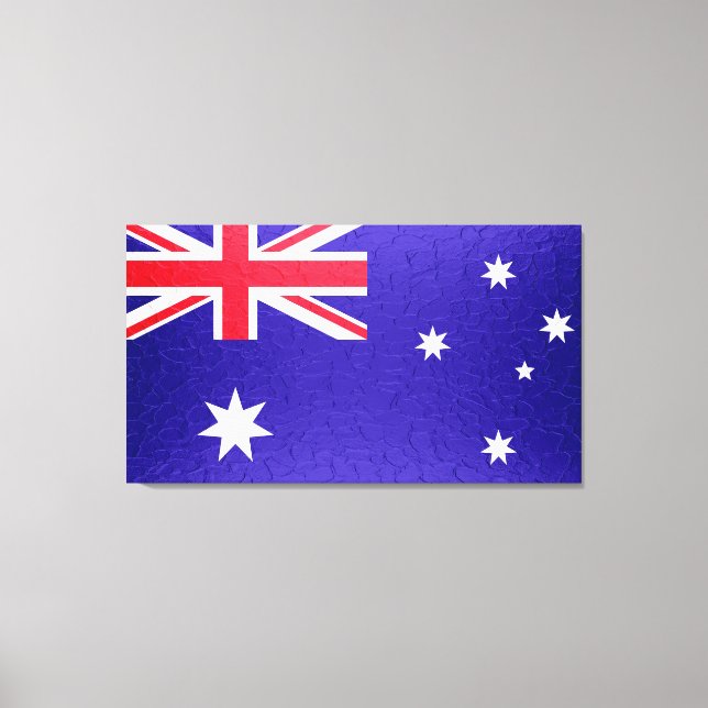 Australia Flag Canvas Print (Front)