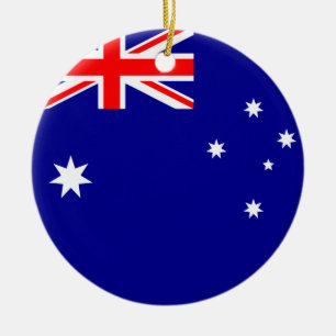 Australia Flag Ceramic Ornament