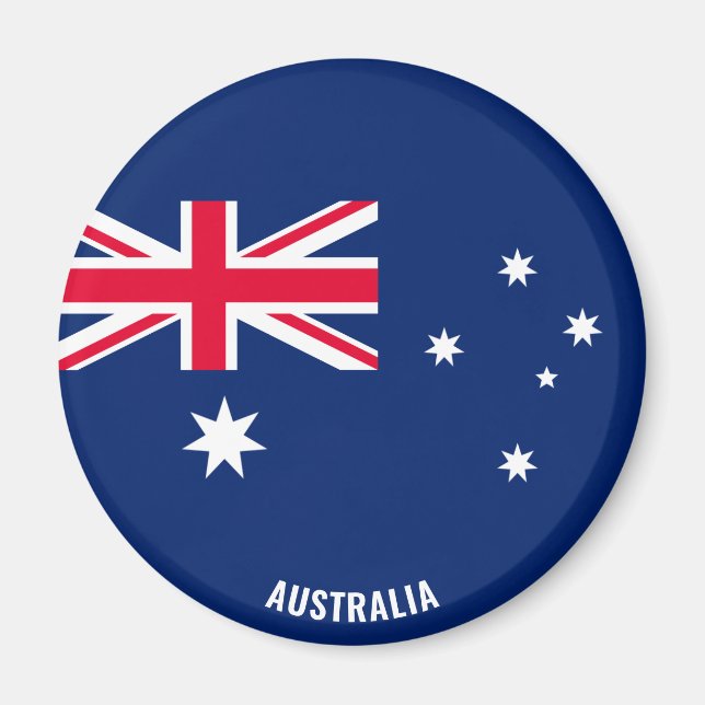 Australia Flag Charming Patriotic Magnet (Front)