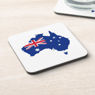 Australia flag coaster