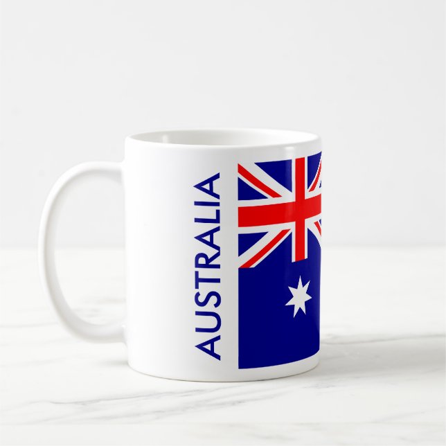 AUSTRALIA FLAG COFFEE MUG (Left)
