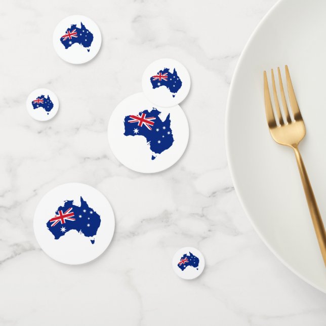 Australia flag confetti (Group)