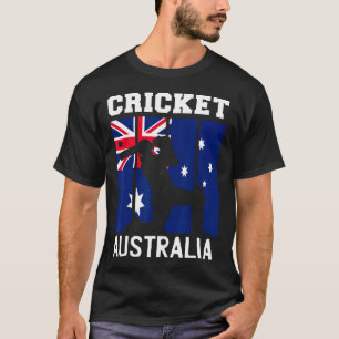 Australia Flag Cricket Fans Player Coach Australia T-Shirt