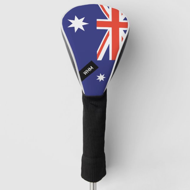 Australia Flag - Custom Golf Club Head Cover (Front)