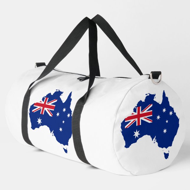 Australia flag duffle bag (Left Corner)