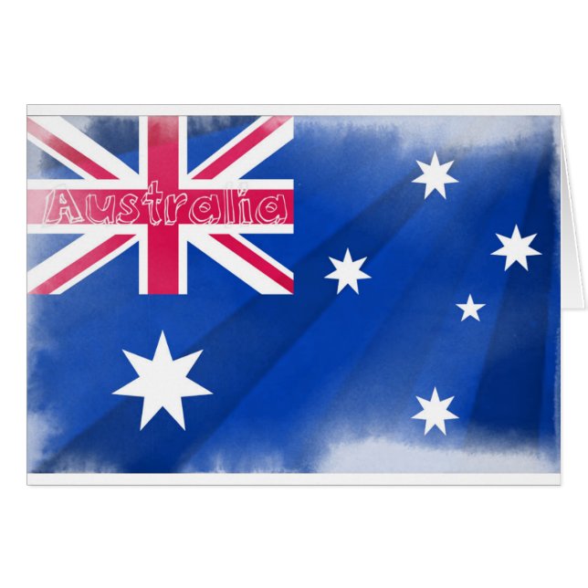 Australia Flag Fadeout (Front Horizontal)