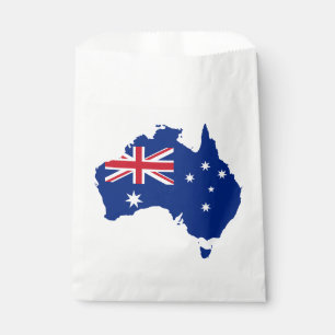 Australia flag favour bags