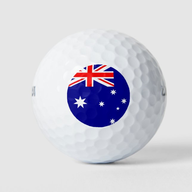Australia Flag Golf Balls (Front)