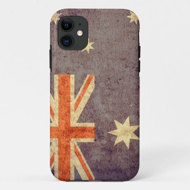 Australia Flag - Grunge Case-Mate iPhone Case (Back)