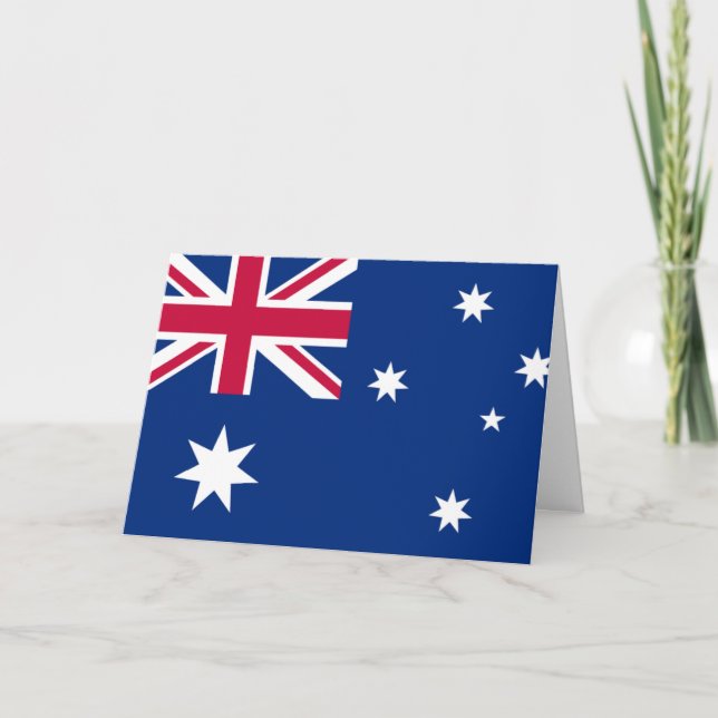 australia flag happy birthday card (Front)