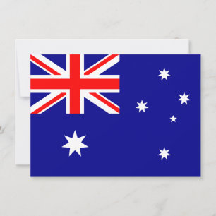 Australia Flag Invitation