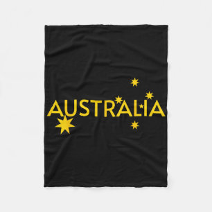 Australia Flag Jersey Fleece Blanket