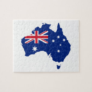 Australia flag jigsaw puzzle