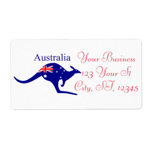 Australia Flag Kangaroo Thunder_Cove