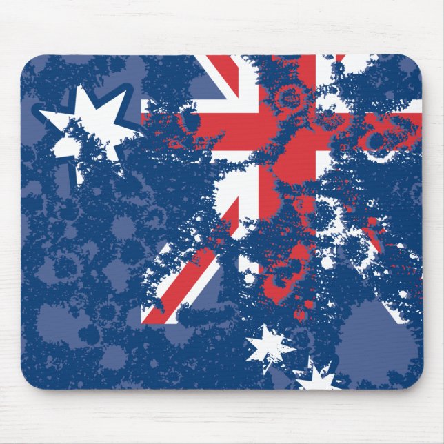 AUSTRALIA FLAG KCALIMA effect by Masanser Mouse Mat (Front)