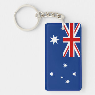 Australia flag key ring