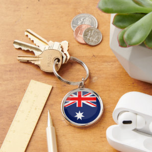 Australia flag key ring
