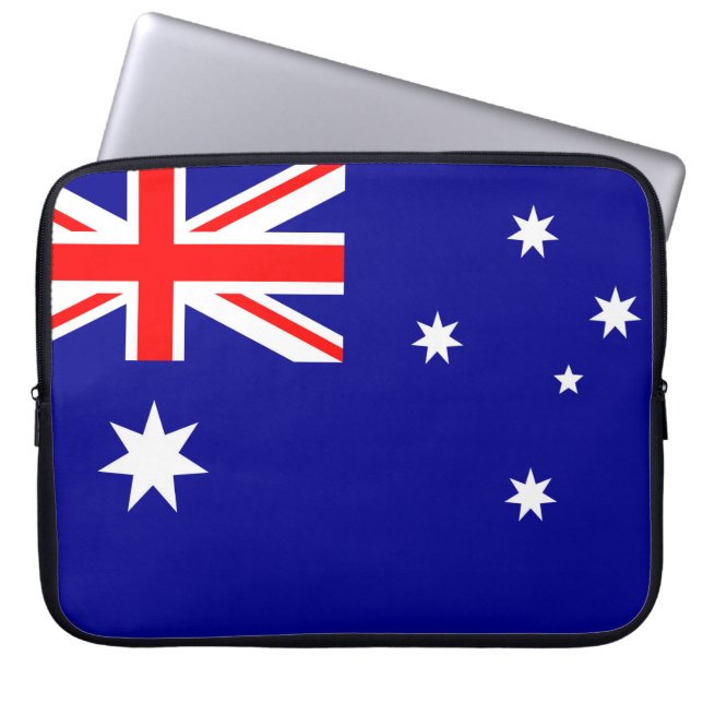 Australia Flag Laptop Sleeve (Front)