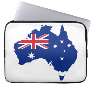 Australia flag laptop sleeve