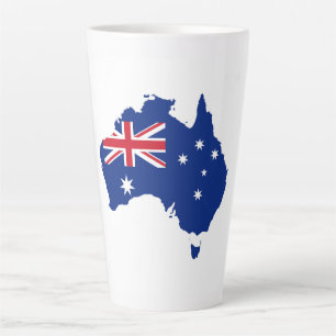 Australia flag latte mug