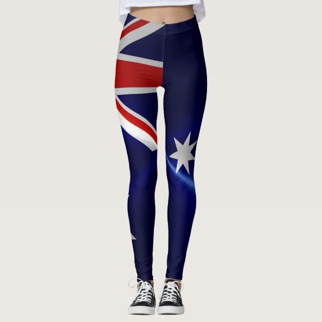 Australia Flag Leggings (Front)