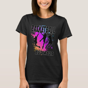 Australia Flag Love Playing Basketball 1 T-Shirt