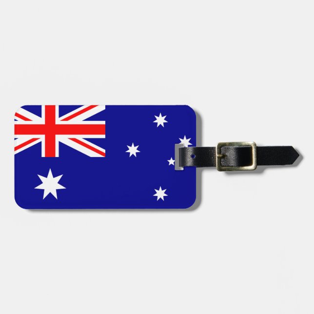 Australia Flag Luggage Tag (Front Horizontal)