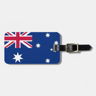Australia flag luggage tag