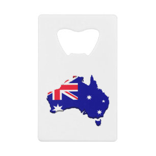 Australia Flag Map