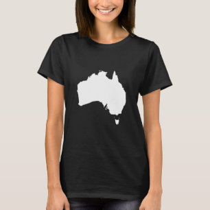 Australia Flag Map - Australia T-Shirt