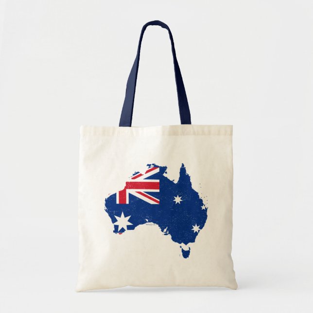 Australia Flag Map Bags (Front)
